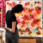 Lee Hae-young Instagram - 새벽이 너무 좋다! 작업하기👩🏽‍🎨