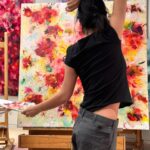 Lee Hae-young Instagram - 새벽이 너무 좋다! 작업하기👩🏽‍🎨