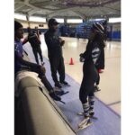 Lee Sang-hwa Instagram - Concentrate 👀🌝⛸ #lastyear #misseveything