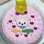 Lee Yoo-jin Instagram - 울 새콩이 늦은 생일파티 🥳🎂💕 @tuggle.co.kr 에서 새콩이 선물과 케이크도 구매하구🥰 사랑해! 새콩째콩이🐶💓