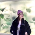 Lee Yoo-jin Instagram - 요즘 내 최애 💓 올 겨울, 따땃하게 사랑스런 모자랑💕 소매 탈부착 가능한 귀여운 패딩🐣