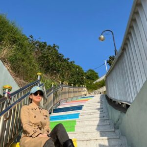 Lee Young-ae Instagram - 💜☺️🌸⚘️🌈🏃‍♀️

#당일치기 #부산 #기차여행 #힐링 #감사  #사랑