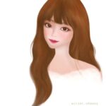 Lee Yu-ri Instagram - 존경하는 작가님 그림 감사합니다♡ @creative_chaeny #이유리#감사합니다 #아티스트채니 #채니 #그림 #일러스트 #디지털아트 #디지털드로잉 #인물화 #인물그림 #배우 #artist.chaeny #art