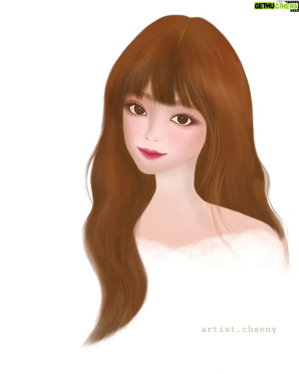 Lee Yu-ri Instagram - 존경하는 작가님 그림 감사합니다♡ @creative_chaeny #이유리#감사합니다 #아티스트채니 #채니 #그림 #일러스트 #디지털아트 #디지털드로잉 #인물화 #인물그림 #배우 #artist.chaeny #art