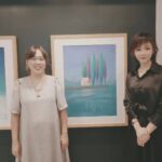 Lee Yu-ri Instagram - 채니 작가님 전시회💕 다녀왔어요 #이유리#leeyuri#아티스트채니작가님 @creative_chaeny #이지석배우님 @lee_jiseok
