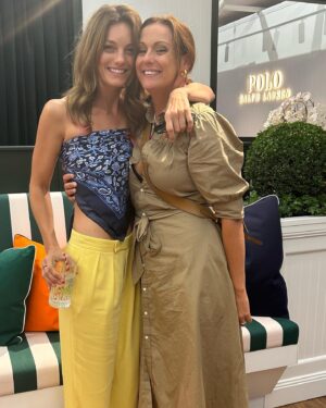 Leila George Instagram - @australianopen with my new little brother @samcorlett 🎾🫶

Thank you! @poloralphlauren @vogueaustralia #PoloRalphLauren #AO23