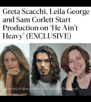 Leila George Instagram - HE AIN’T HEAVY 🖤 … let’s go!

Inspired by true events, “He Ain’t Heavy” follows a desperate sister who kidnaps her beloved brother to save him from addiction.

@samcorlett 
#gretascacchi
@dvsperth 
@alexandranell_ 
@heaintheavyfilm