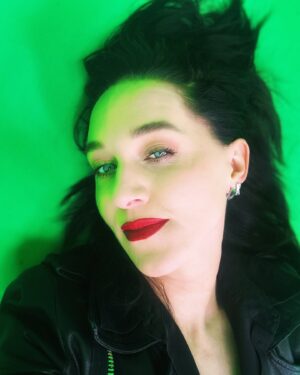 Lena Hall Instagram - Green screen shit! I would say put me on your own background but… the green reflection on my face will make it impossible. #upcoming #musicvideo