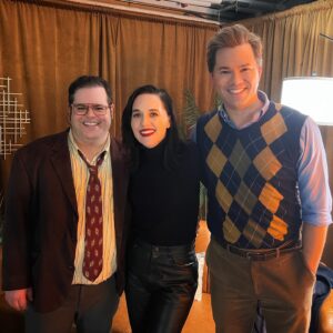 Lena Hall Instagram - I had so much fun making a cameo with these 2 incredible human beings! It was so amazing seeing @andrewrannells and @joshgad completely tear up the stage and give it all to us, the audience! I laughed so hard! They are not only individually talented but are also a duo made in heaven! Congrats to you both and @gutenbergbway for an incredible run!