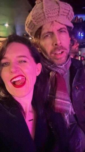 Lena Hall Instagram - Had a blast @darrencriss birthday party! Absolutely honored they asked me up to sing #smellsliketeenspirit and had a little @littleshopnyc reunion! Got to meet Evan Rachel Wood who was the absolute sweetest! And finally got a chance to hang with @sammyjamesjunior who is a legend! Also shout out to @rickyrollins on drums!!!! And shout out to @miavoncriss killin it on bass while pregnant and @charlenekaye for rippin Slash solos!!!! Great night all around! So fun!