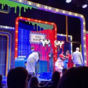 Lena Hall Instagram - Went and saw @lifeandslimes at @newworldstages and learned so much about my friend @realmarcsummers ❤️ It’s unbelievable all that he’s gone through. I also got to live out a childhood dream! I would watch @officialdoubledare all the time and wish I could be on that show and finally I got to do a physical challenge! What you don’t see if I also got a pie in the face! Best night ever!  #lenahall #marcsummers #offbroadway #newworldstages #lifeandslimesofmarcsummers #openingnight #redcarpet thanks for the photos @genevieverafterkeddy