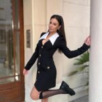 Lena Guillou Instagram - Dernière publication about cette sublime robe et après je passe à autre chose promis 🥰 Si vous deviez définir un style que vous aimez en ce moment ce serait quoi ? ( street, old money, glamour, casual, rock, skateur, sport, comfy etc. )