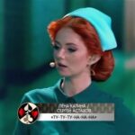 Lena Katina Instagram - Наш дуэтный номер в Трех Аккордах с актером Сергеем Астаховым на песню Ту-ту-ту, на-на-а🎼🎤кстати, мой образ на основе кино-героине сериала Рэтчед🎬 #сергейастахов #ленакатина #триаккорда