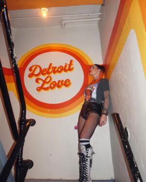 Lene Nystrøm Instagram - DETROIT🔥 Burning down Fillmore! Love you! Thank you🧡