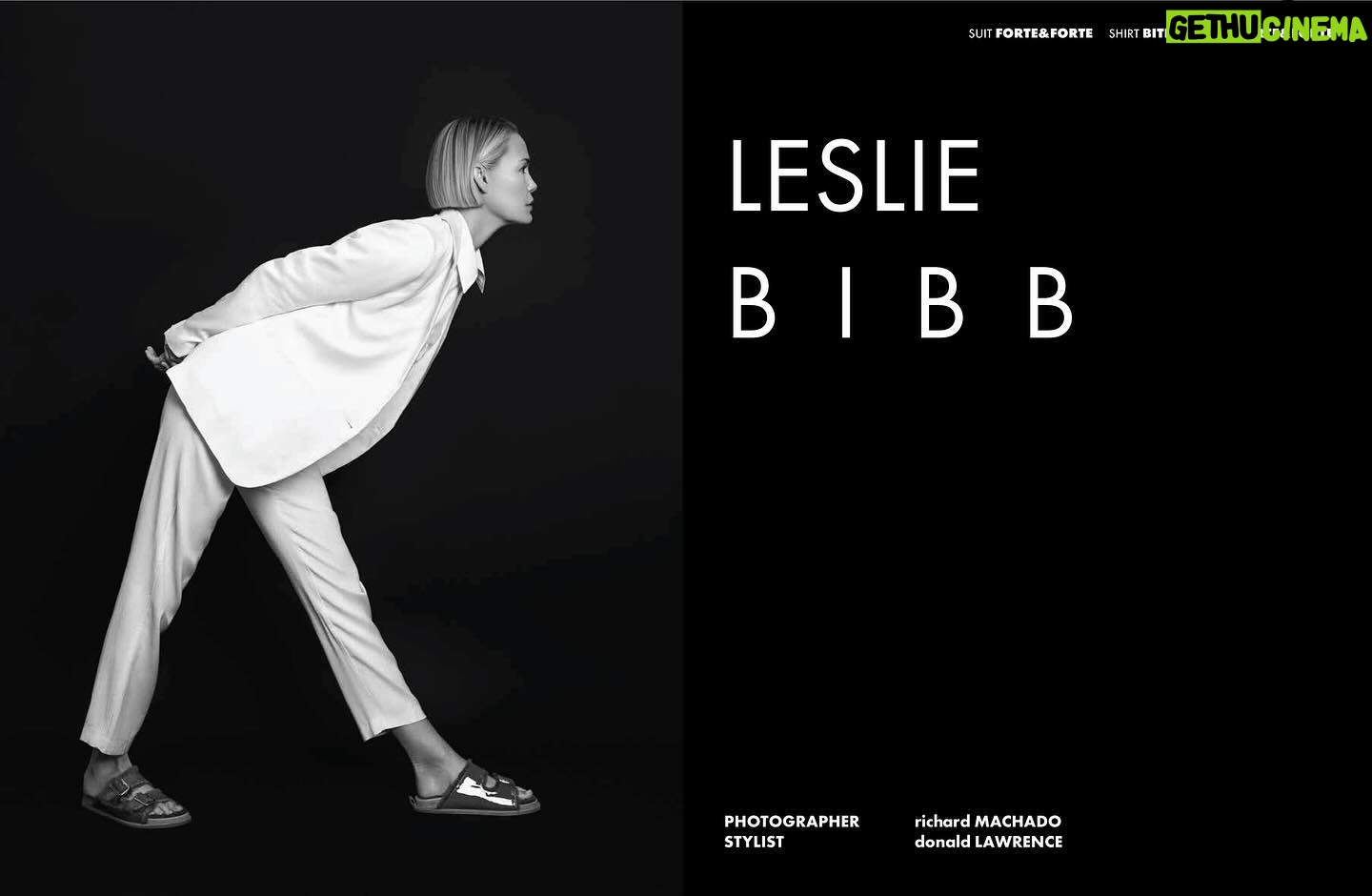 Leslie Bibb Instagram - serving something amazing... thank you for the cover and the story in issue no. 18 @theamazingmagazine j'adore 🖤🤍 lb