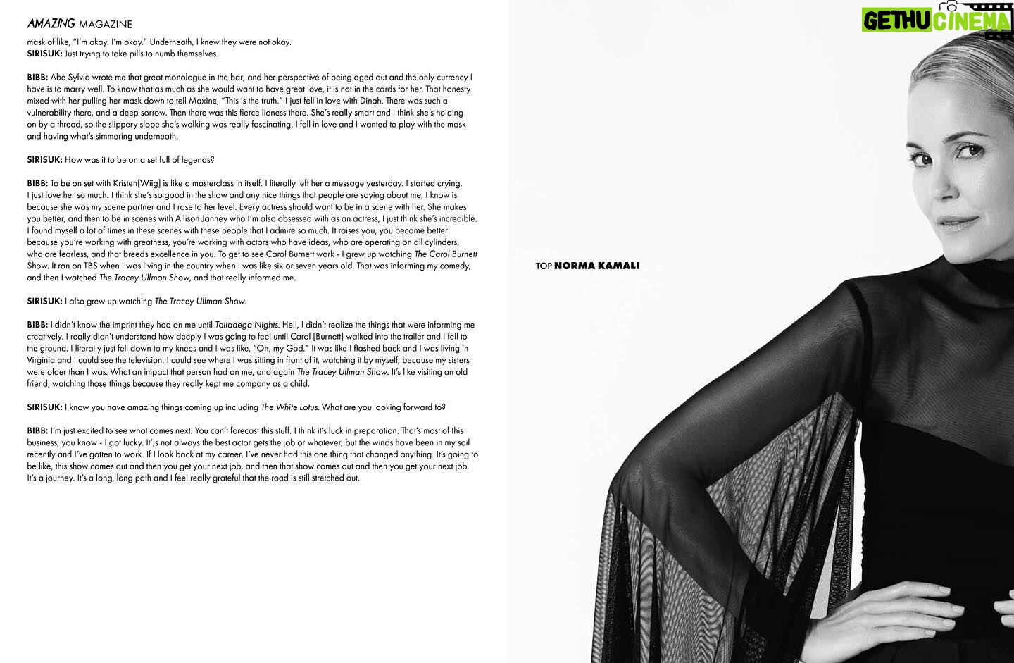 Leslie Bibb Instagram - serving something amazing... thank you for the cover and the story in issue no. 18 @theamazingmagazine j'adore 🖤🤍 lb