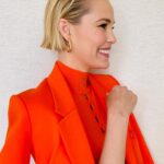 Leslie Bibb Instagram – one press junket two days in chicago
three lewks… @aboutmyfather #memorialdayweekend 
@rachelgoodwinmakeup 
@jeanannwilliams 
@hairbyjohnd 
#dreamteam