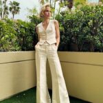 Leslie Bibb Instagram - well suited... for a day of press for #palmroyale tap for credits...
