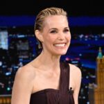 Leslie Bibb Instagram - @mslesliebibb thinks Sam Rockwell has mad rizz 😎 #FallonTonight