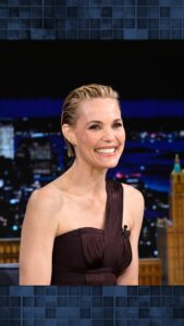 Leslie Bibb Instagram - @mslesliebibb thinks Sam Rockwell has mad rizz 😎 #FallonTonight