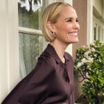 Leslie Bibb Instagram - "i act on impulse and believe in..." -jeanne lanvin great advice...great dress...great day press day for #palmroyale tap for credits...