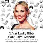 Leslie Bibb Instagram - “Friends always ask, ‘Do you ever carry a real purse?’ I’m like, ‘No, I just throw everything in my tote.’ I get the functionality of it: I can throw my wallet in, go to the store, throw a carton of milk in.” We asked actress @mslesliebibb — who’s starring in the AppleTV series Palm Royale (out March 20), Clint Eastwood’s Juror #2, and season three of The White Lotus — about the things she can’t live without, from the skin-care her facialist recommended to, yes, the @nymag tote bag she carries everywhere. Head to the link in our bio to read. Photo-Illustration: The Strategist; Photo: Getty