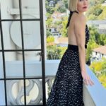Leslie Bibb Instagram - la dolce vita... polka dot panacea courtesy of @dolcegabbana...#oscars grazie mille 🖤