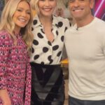 Leslie Bibb Instagram - the best way to start any morning... @kellyripa and @instasuelos are better than a cappuccino...i love you guys and thanks for having me on @livekellyandmark and talking @aboutmyfather... tickets go on sale this thursday may 25 in theaters...