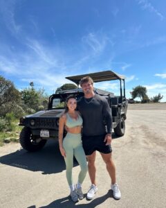 Leslie Golden Instagram - It’s the f$*k!n CATALINA WINE MIXERRRR✨ Words can’t describe how much appreciation and gratitude I feel for this man who made all of my birthday dreams come true, even down to him paying a private deer handler to place these friendly deer on the side of the road so I could feel like a Disney princess (joking lol) But seriously, from every family member calling me and yelling “it’s the fkn Catalina wine mixer” in my ear bc Step Brothers is an American classic in our eyes, to the cute little dinner over looking the pier, to surprising me with a trip to the island, tickets to stage coach and a record player the for hundreds of records I have tucked away in storage… it’s not about the things or the place, but the thoughtfulness that went into every detail.. I am so lucky (: