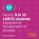 Leslie Grossman Instagram - Join me in solidarity with tens and thousands of students around the world as we protest the erasure and silencing of LGBTQ students on April 23, during @glsen #DayOfSilence. You can check out resources, and participate virtually and in-person, by visiting glsen.org/DayOfSilence. Together, we’ll #BreakTheSilence, and make schools a more inclusive and safer place for LGBTQ students.