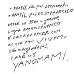 Letícia Lima Instagram - O Brasil não foi descoberto. O Brasil foi desaparecido. Aonde estão os Yanomami?