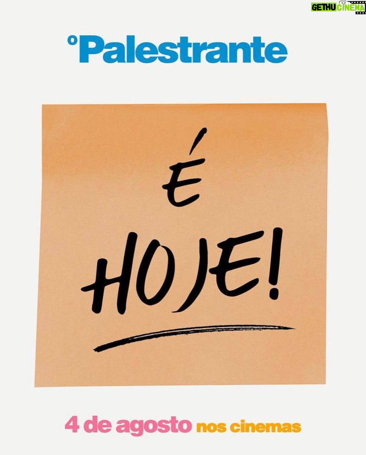 Letícia Lima Instagram - É HOJE! O Palestrante nos cinemas!