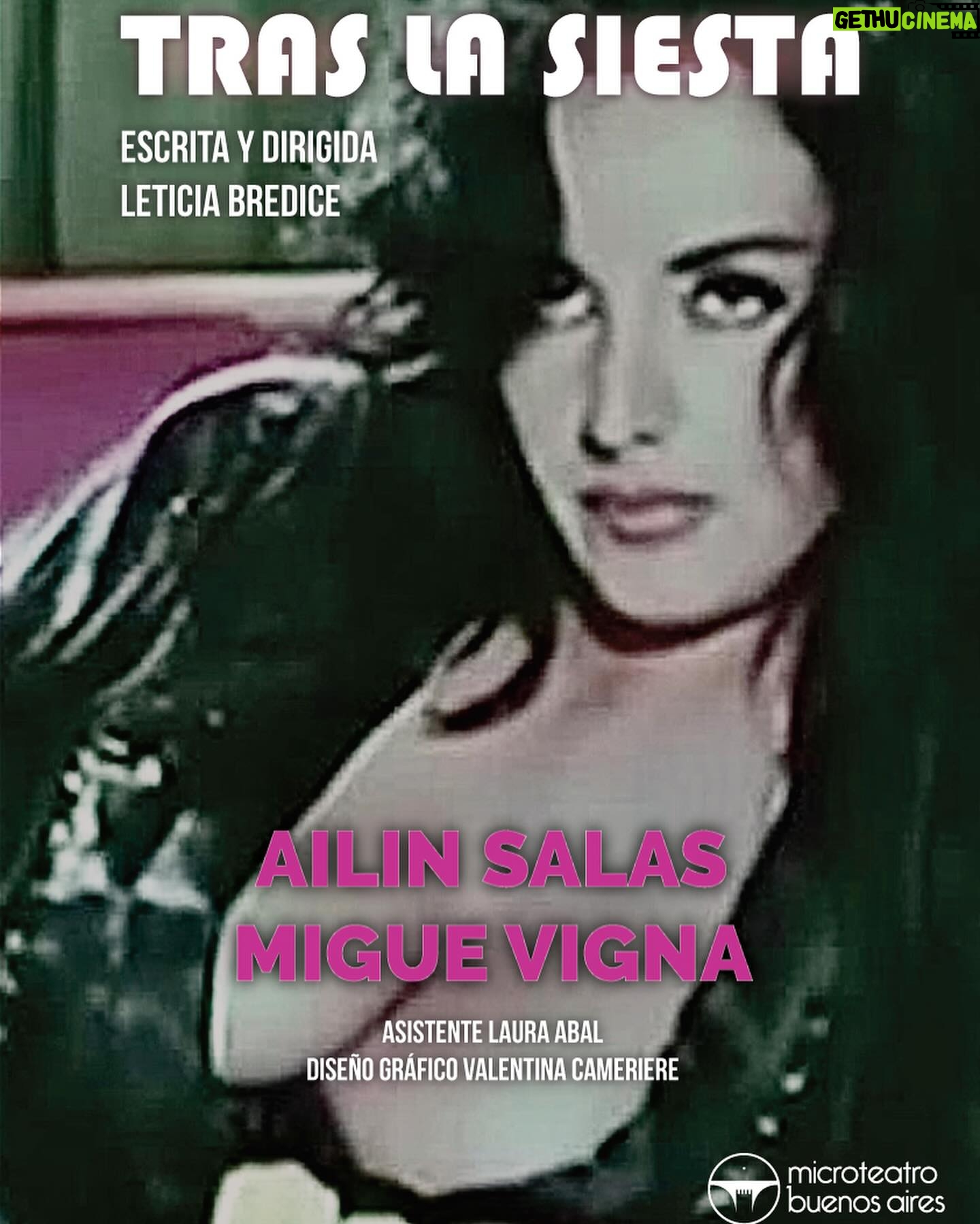 Leticia Brédice - 1.3K Likes - 🔥 Tras la siesta 🔥
Estreno este Domingo a las 20.10
En @microteatroba
Con los espectaculares 🧞♀️ @ailin.salas y 🧞♂️ @miguevigna
Y la dirección de la genial y talentosa @teatrobredice @letibredice ☀️
Producción y asistencia 🙌🏻: @lauraabal
Los esperamos! Se prende 🔥 sala 3!!!
Martes y Domingos de Abril!
Funciones 20.10- 20.40- 21.10- 21.40
Después de la siesta… se pica todo.
Los esperamos! 💣