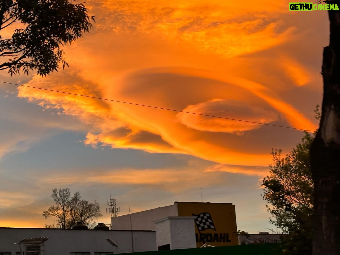 Leticia Calderón Instagram - Así las nubes hoy en la tarde. Precioso