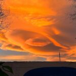 Leticia Calderón Instagram - Así las nubes hoy en la tarde. Precioso