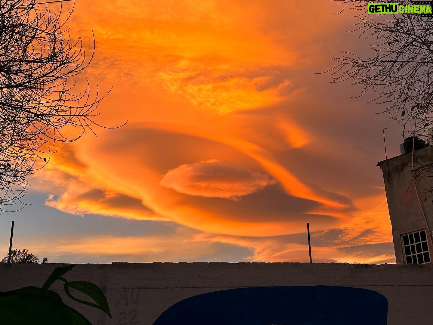 Leticia Calderón Instagram - Así las nubes hoy en la tarde. Precioso