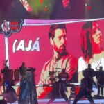 Leticia Calderón Instagram - Espectacular show de @olgatanonofficial Que energía mujer, mil gracias. También gracias a @maribelguardia y a mi amado @colladocarlo19 Cierro la semana súper feliz 🎉💃🏼🍷