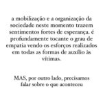 Letrux Instagram - texto por @fredoderich 🔑 enchentes@vakinha.com.br - @badincolono 🔑 09352141000148 - Instituto Brasileiro de Solidariedade 🔑 doacoes@cufa.org.br - Central Única de Favelas 🔑 deisefalci@gmail.com - Resgate de Animais Compartilhe. Toda ajuda é bem vinda!