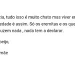 Letrux Instagram - aniversário daquela que me possibilitou existir aqui na terra: minha mãe Sônia ❤️ minha mãe me ensinou a amar a natureza e a mesmo delirando dentro da espiritualidade, ter consciência pragmática da vida (a foto 9 é de 2016, eu estava reclamando de alguma saga que estava enfrentando pra abrir o meu Mei e ela me respondeu isso, hahaha! morro de rir relembrando) muita contemplação e muita neurose hahaha combinação curiosa e cômica. prato cheio pra virar palhaça. hoje ela faz 70 anos e eu me emociono pensando nessa jornada ✨