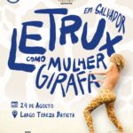 Letrux Instagram - Salvador - amor: dia 24 de agosto estarei de volta e agora com meu show autoral 🦒🧡 espia que maravilha✨ A última vez que fiz show com a banda toda aí foi em 2022 então a saudade é grande, que alegria que em breve iremos nos reencontrar. Espalha pra geral, convide quem você deseja. ____________ 🎟️ sympla.com.br/bicicletaprodutora 🗓️ 24 de Agosto, 19:00. 📍 Largo Teresa Batista, Pelourinho. 🚲 Realização: @bicicletaprodutora #letrux #salvador #pelourinho #largoteresabatista
