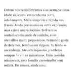 Letrux Instagram - um carrossel meio alucinado e complexo, como o assunto maternidade é ❤️ olho minha mãe criança e fico abismada como eu pareço mais com ela criança do que com ela adulta 🥲 talvez isso seja 1960, a genética continua. sempre volto pra essa carta da minha mãe, sabedoria profunda que quando me perco, regresso à essa carta. ela me deu no meu aniversário de 2008, um ano bonito da minha vida. essa carta continua em mim. esse meu texto foi escrito em 2018 pra @mulheresqueescrevem, achei que cabia hoje. continua. a cicatriz foi obtida em 30 de outubro de 2023. continua aqui. boa noite, alucinações e amores.