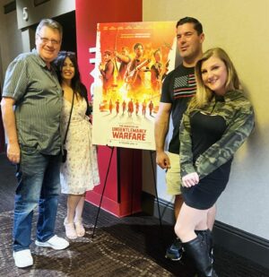 Leva Bates Instagram - When OIF & wrestling friends meet over The Ministry of Ungentlemanly Warfare! 
Super huge thanks for the advanced screening! I absolutely loved it! #TheMinistryofUngentlemanlyWarfare @ungentlemanlywarfare