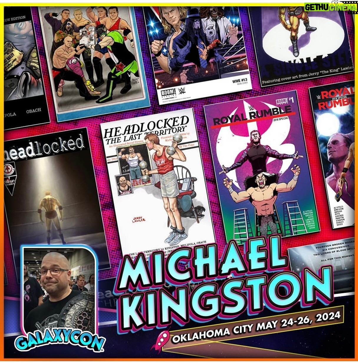 Leva Bates Instagram - Next weekend, we ride again! @realjerrylawler and I will be headed to @galaxyconoklahomacity for our first con together in almost two years! I’m stoked to be in Oklahoma for the first time ever and even more stoked to be reunited with my partner in crime! I’ll have all my Headlocked stuff, prints, and some cool one of a kind autos and King will be available for pics and autographs! I’ll also be doing a TFR panel with @wrestlingleva where we talk about our Headlocked collaboration! And all VIPs will get a copy of our TFR Triple Feature in their bags!