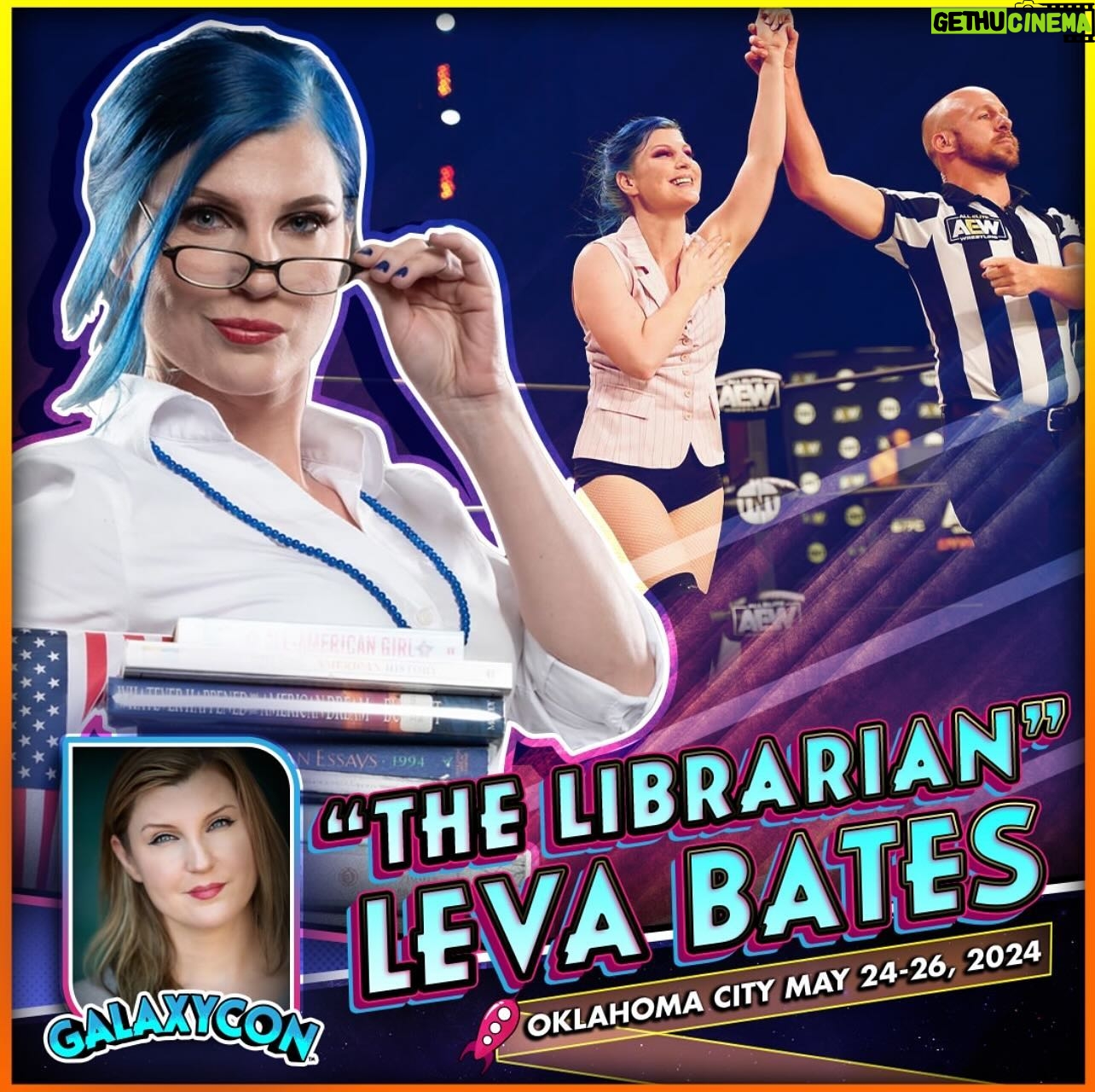 Leva Bates Instagram - This weekend I’ll be at @galaxyconoklahomacity! I’ll have brand new, never seen before merch, as well as some of the classics! Come by, see me & let’s hang!!