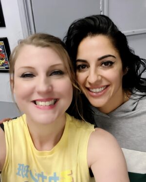 Leva Bates Instagram - I had so much fun last night at @oshawawrestling! Great catching up with old friends; great making new ones & great match with @alexxiaanicole! Let’s please do this again asap! 
And always laughing with @miss_spinelli! ❤️🤍