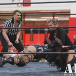 Leva Bates Instagram - It’s Monday, so I should post a wrestling pic! Let’s start this week out with a bang Courtesy of Brian Steele for @allout.pro.wrestling!