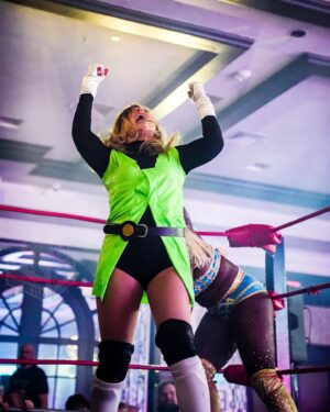 Leva Bates Instagram - Lights, camera, action 

Courtesy of @distractedbywrestling for @brcwflorida