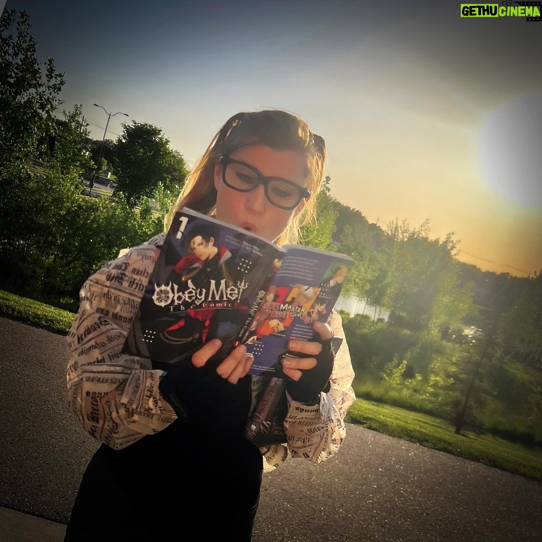 Leva Bates Instagram - Sometimes you must peruse your own stock 🌶️📕