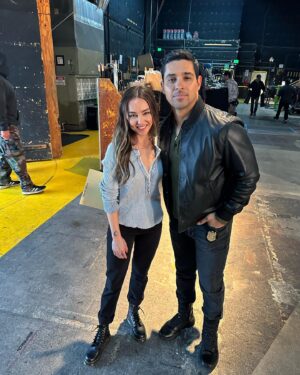 Lexi Ainsworth Instagram - Was an absolute pleasure getting to work with the talented @wilmervalderrama on @ncis_cbs 🖤 airing tonight at 9PM