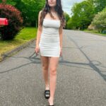 Lexia Hayden Instagram - Stay Trendy, Shop SHEIN MUSERA by searching K2WMW  #SHEINtrendy #SHEINforAll #loveshein #ad  @shein_us @shein_official MUSERA Contrast Trim Strappy Mini Dress ID: 29898531